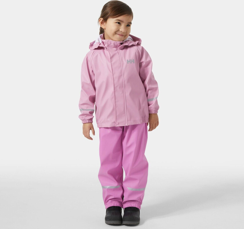 Barn Bergen 2.0 Pu Regnsett Rosa 92/2 Rosa92/2