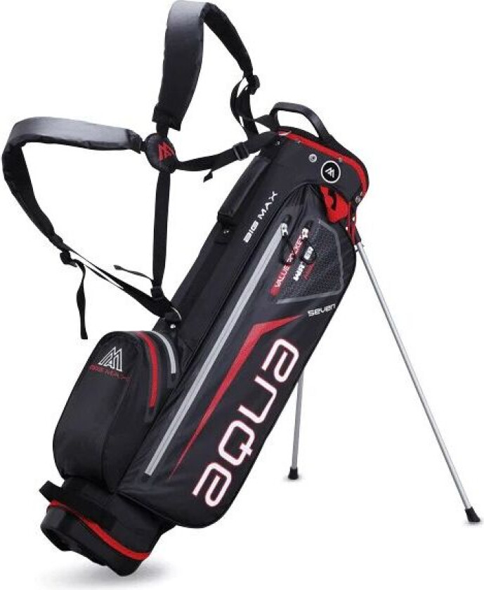 Aqua Seven Bærebag Sort/rød