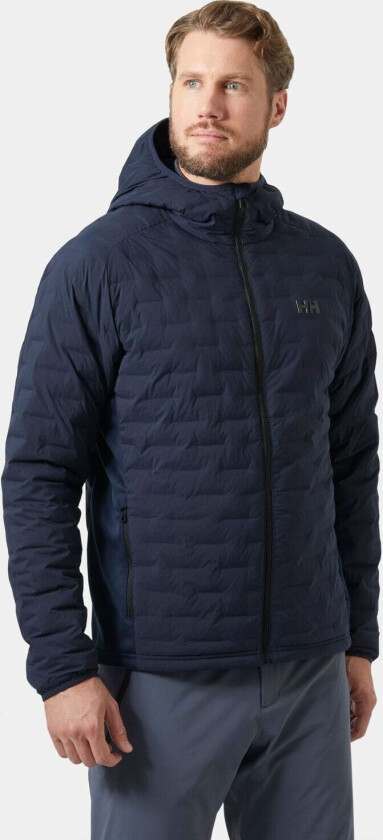 Men's Hp Hybrid Stretch Hooded Insulator Marineblå M MarineblåM