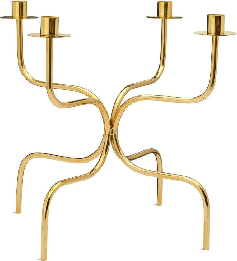 Lysestake candelabra quartet Messing