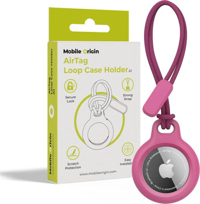 Airtag Loop Case Holder A1 pink
