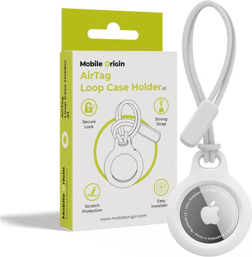 Airtag Loop Case Holder A1 white