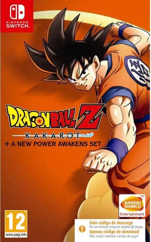Dragon Ball Z: Kakarot + A New Power Awakens Set (Code in a Box) - Nintendo Switch - RPG