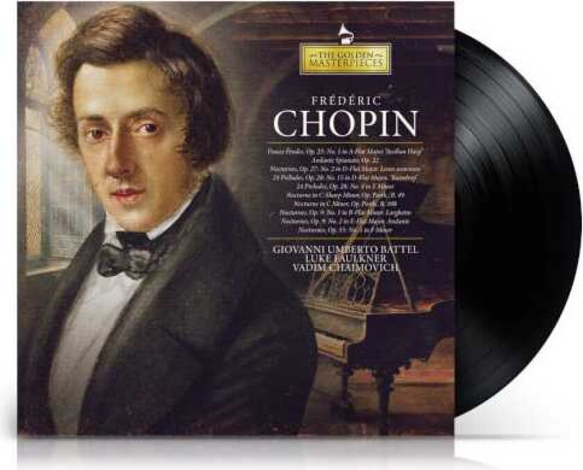 Giovanni Umberto Battel, Luke Faulkner, Vadim Chaimovich Chopin: Golden Masterpieces LP/Vinyl