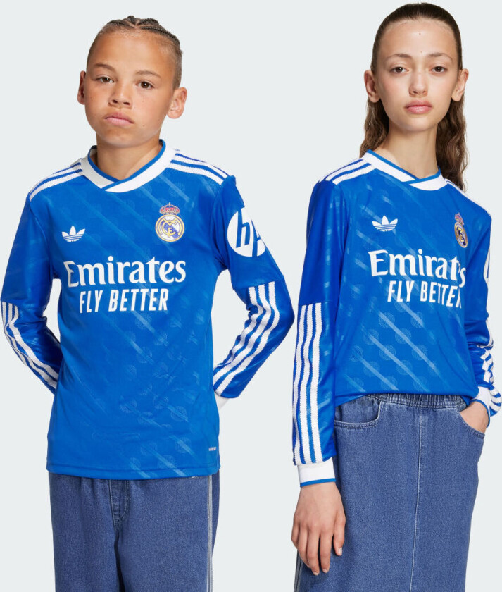 Bilde av Real Madrid Tredjedrakt 2025/26 Barn Langermet - adidas, størrelse 128 cm