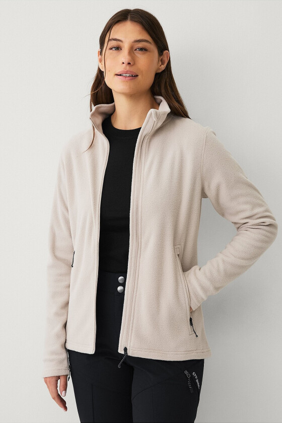 Fleeceskjorte Fleece Basic W - Beige