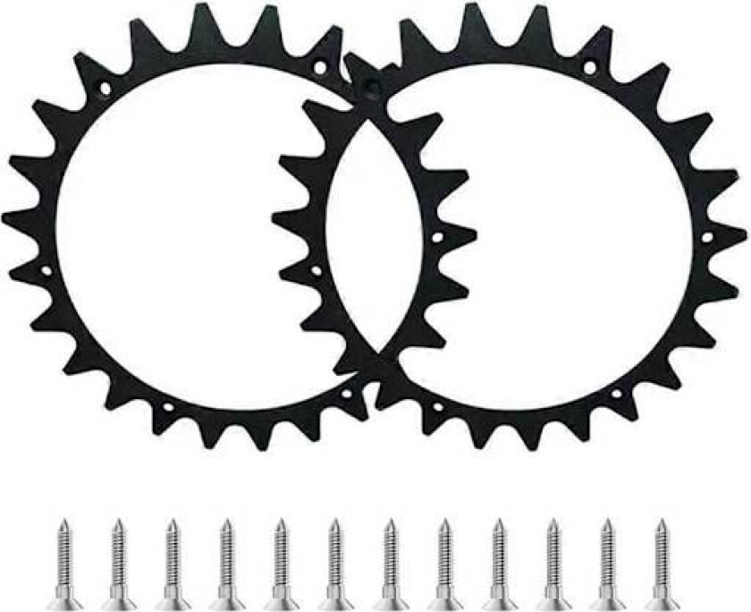 2 stk. Gressklipperpigger for Worx for LANDROID Robotgressklippere L Gressklipper 225mm Trimmer Hage El-verktøy