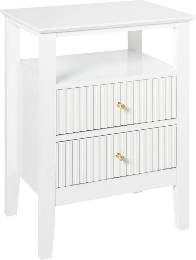 Nattbord Assisi med 2 oppbevaringsskuffer