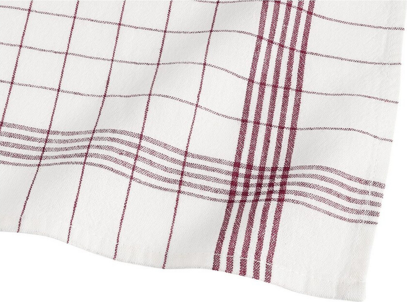 Bilde av Kjøkkenhåndkle Glasshåndkle 50 x 70 cm Rød - Rød