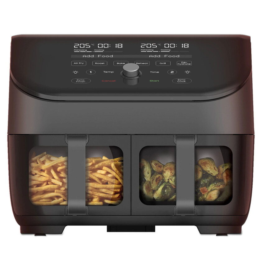 Bilde av - Vortex Plus Dual ClearCook 7.6 L 1700W - Airfryer