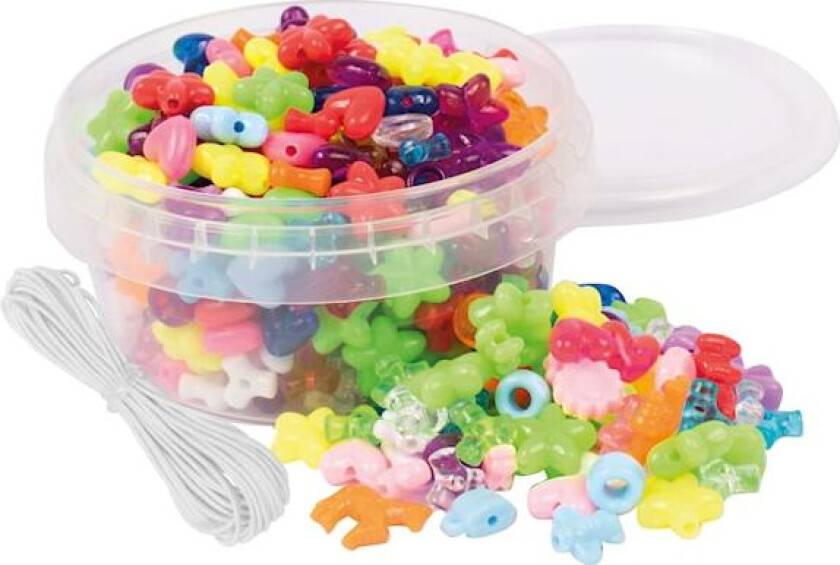 Perler I Boks, Perlemiks Figurer, 250 stk Playbox