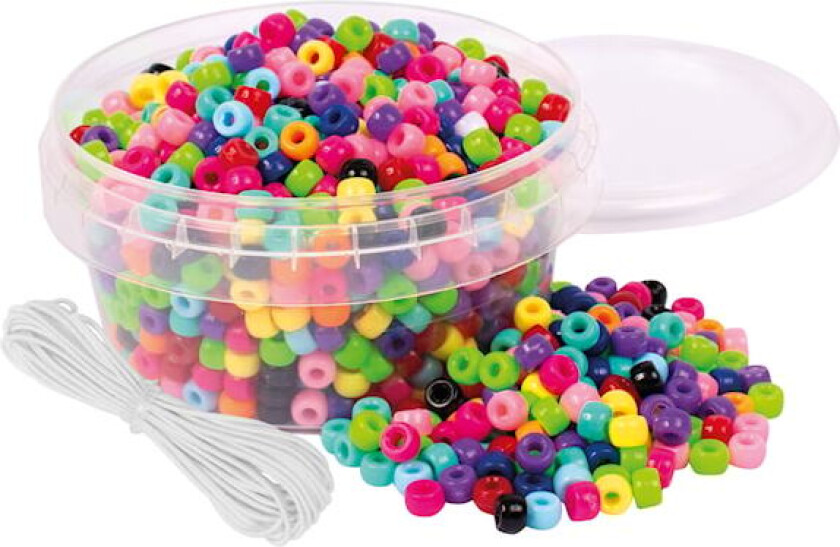 Perler I Boks, Små Ponyperler Ø 6 mm, 850 stk Playbox