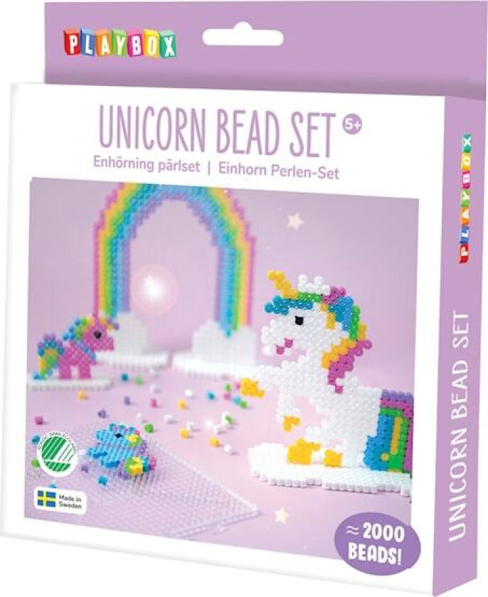 Perlesett Enhjørning Playbox