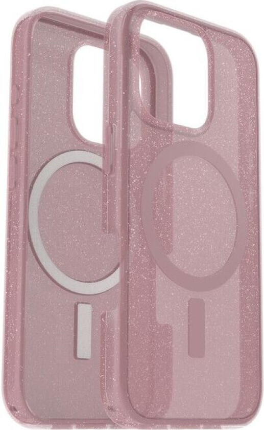 Symmetry Clear MagSafe (iPhone 16 Pro) - Rosa glitter