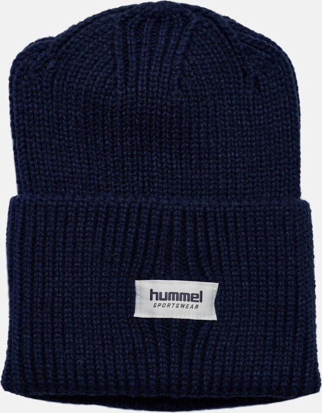 hmlJR HEAVY RIB KNIT BEANIE, DRESS BLUES, OS CHILD, pannebånd