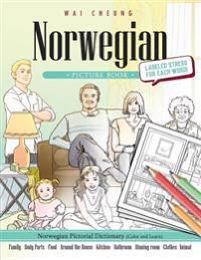 Norwegian Picture Book: Norwegian Pictorial Dictionary (Color and Learn)