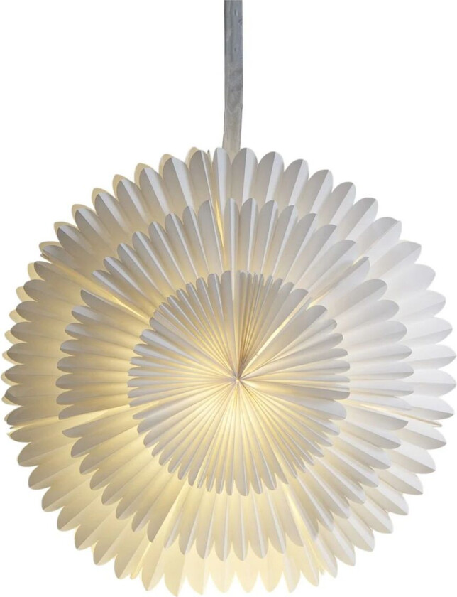 Frost adventsstjerne Ø 50 cm Hvit