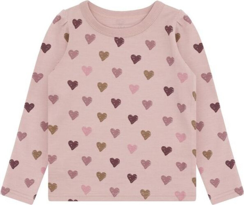 Hust and Claire Abba Hearts ull/bambus genser, Adobe Rose