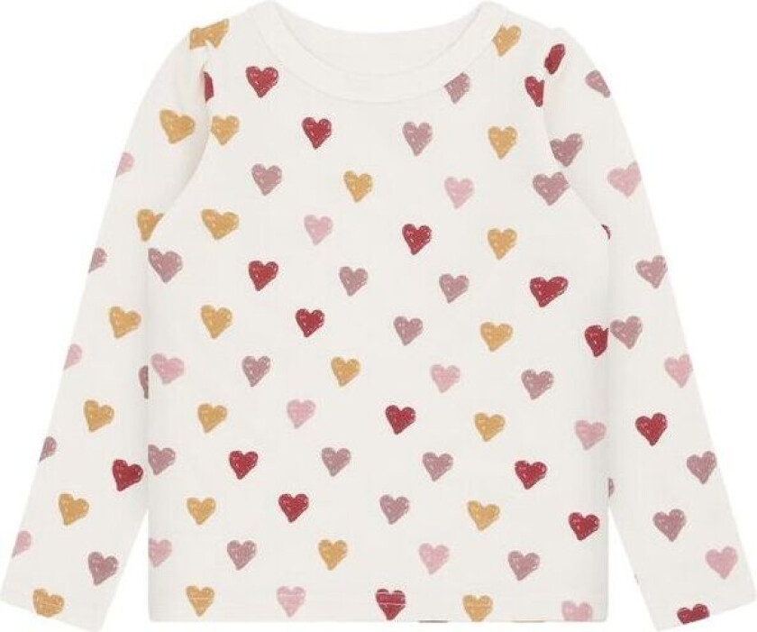 Hust and Claire Abba Hearts ull/bambus genser, Off White
