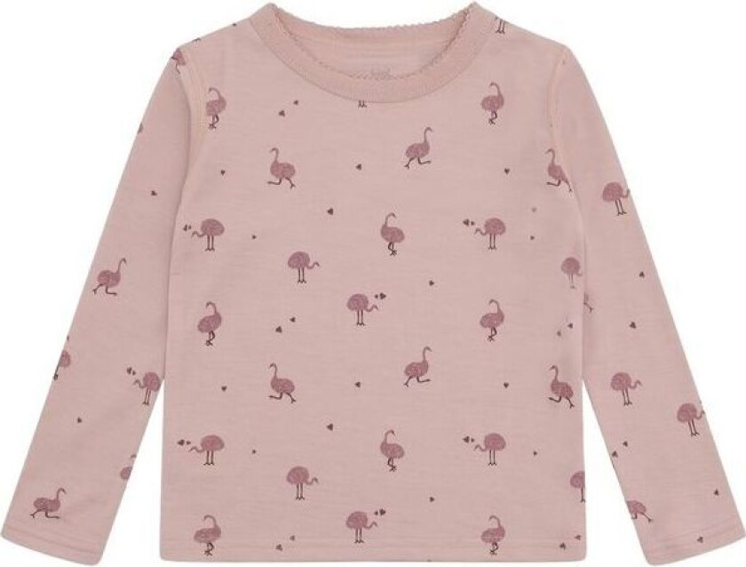 Hust and Claire Abba Ostrich ull/bambus genser, Adobe Rose