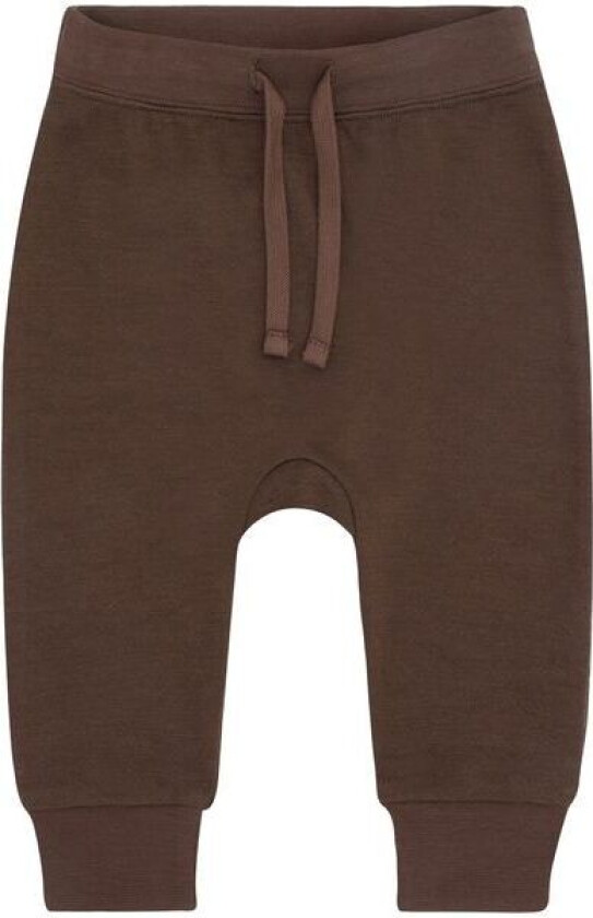 Hust and Claire Gaby ull/bambus bukse, Brown Stone