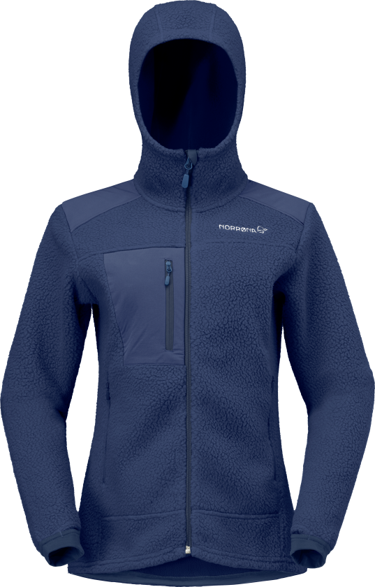 Women's Trollveggen Warm3 Zip Hood Indigo Night
