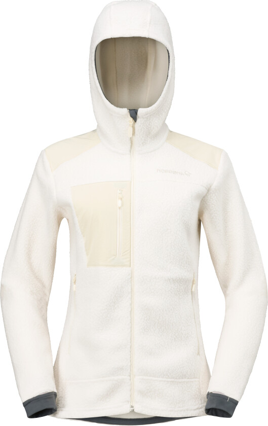 Women's Trollveggen Warm3 Zip Hood Whisper White