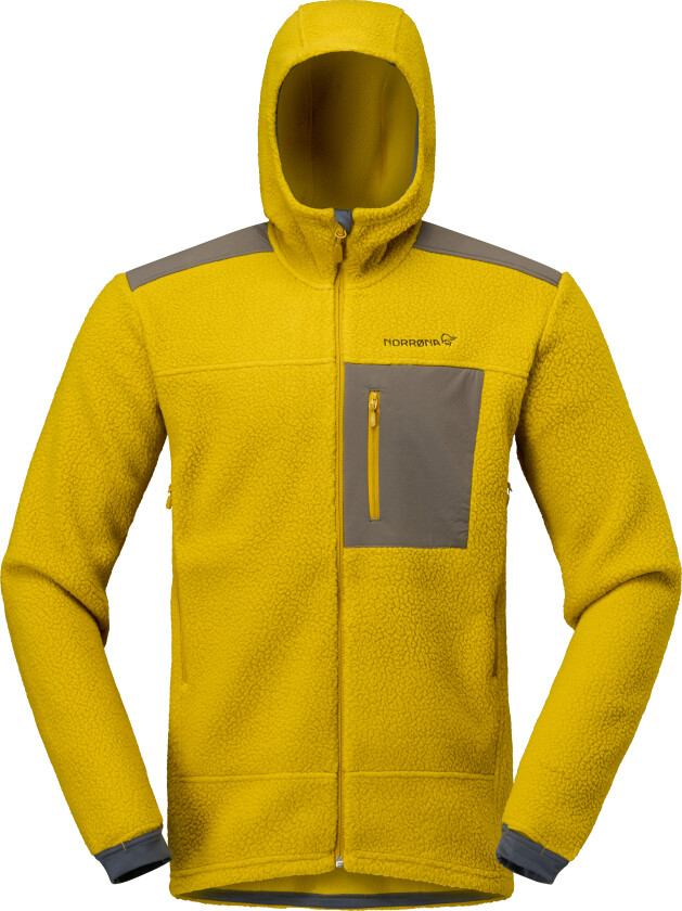 Men's Trollveggen Warm3 Zip Hood Golden Palm