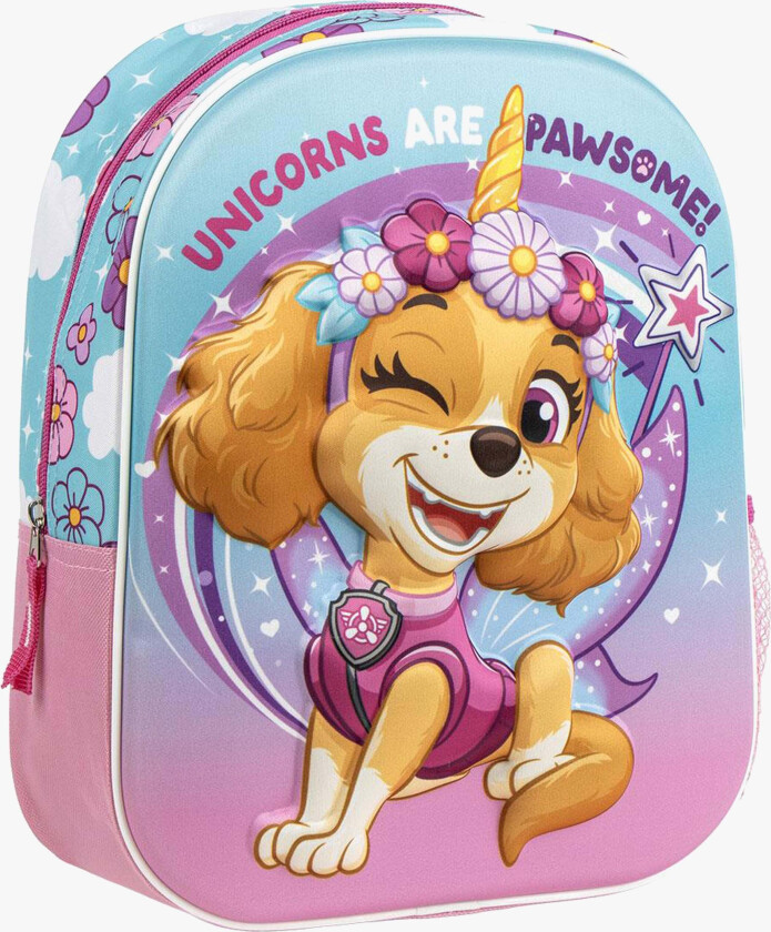 3D Ryggsekk, Rosa/lyseblå - Ryggsekker - Polyester