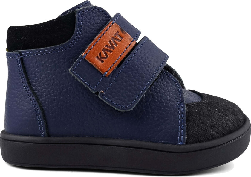 Fiskeby XC Fôrede Lær-å-gå-sko, Blå, 24 - Lær å gå sko - Skinn