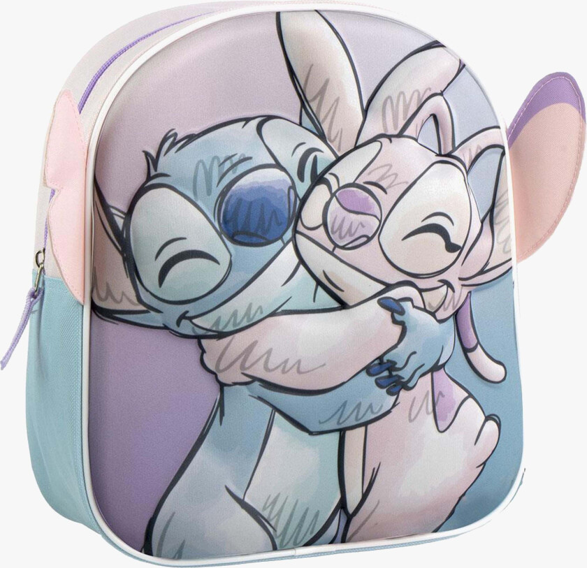 Disney Lilo & Stitch 3D Ryggsekk, Stitch & Angel - Ryggsekker - Polyester