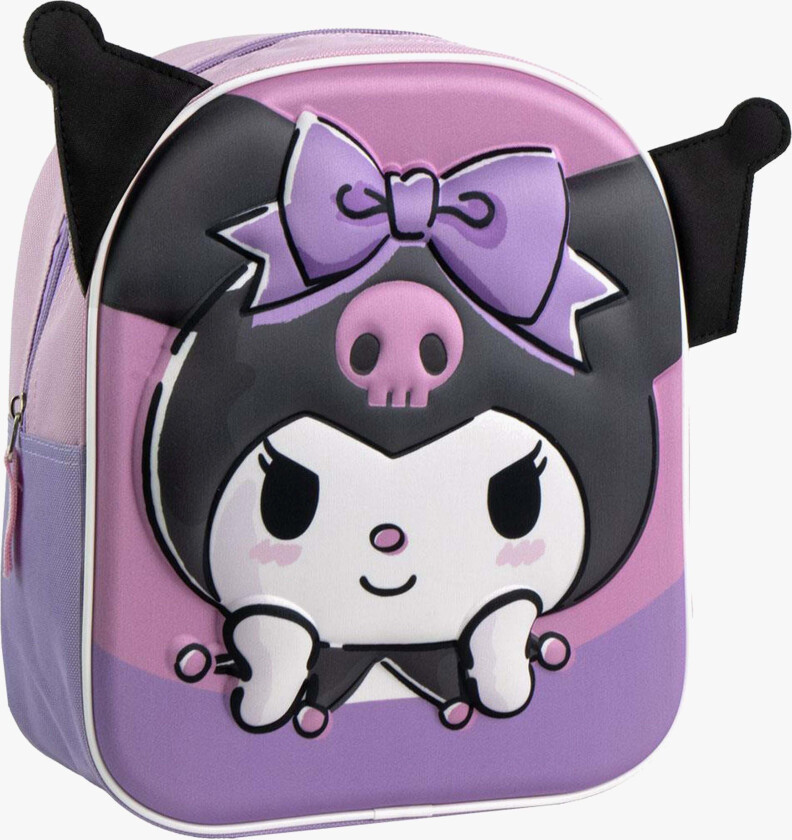 3D Ryggsekk, Lilla - Ryggsekker - Polyester