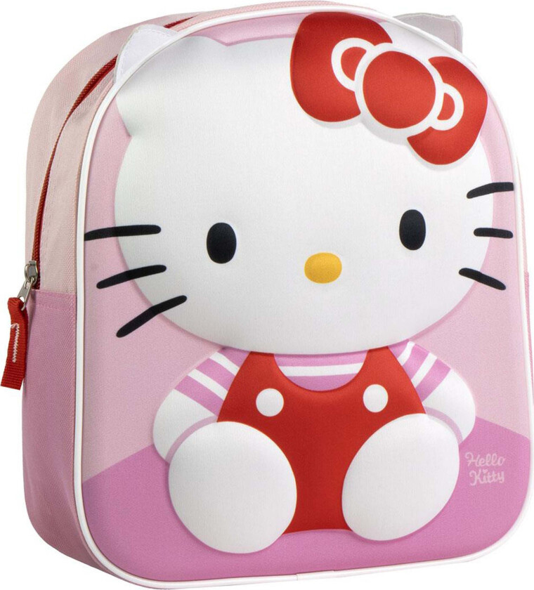 3D Ryggsekk, Rosa - Ryggsekker - Polyester