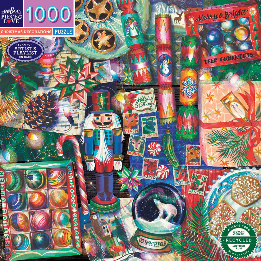Puzzle 1000 pcs - Christmas Decoration (EPZTCDR)