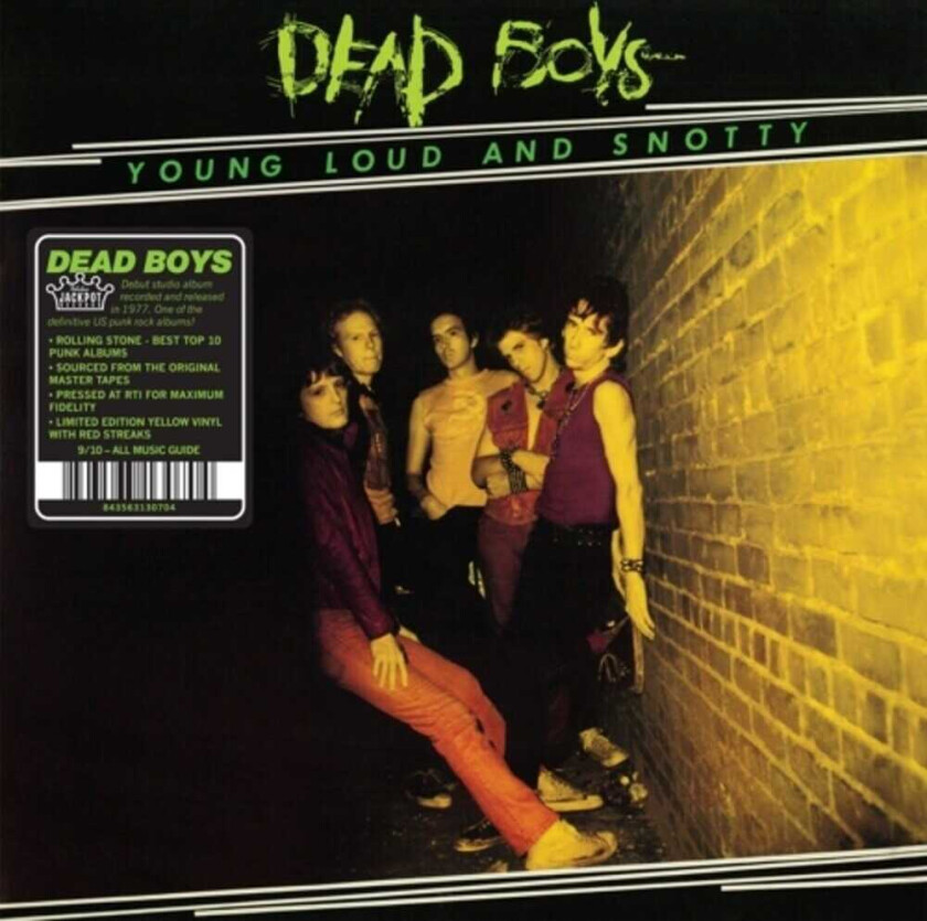 Dead Boys Young Loud & Snotty LP/Vinyl