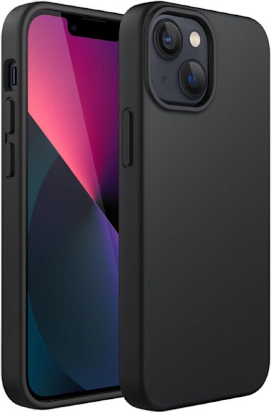 iPhone 13 Matt Svart Silikondeksel
