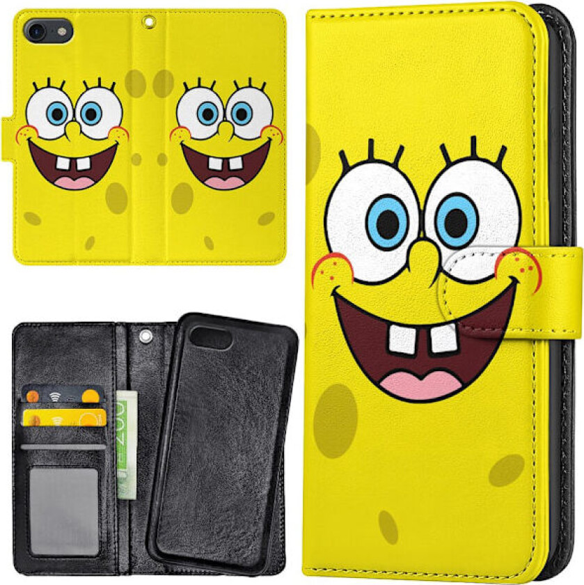 iPhone 16e - Lommebok Deksel Svampebob