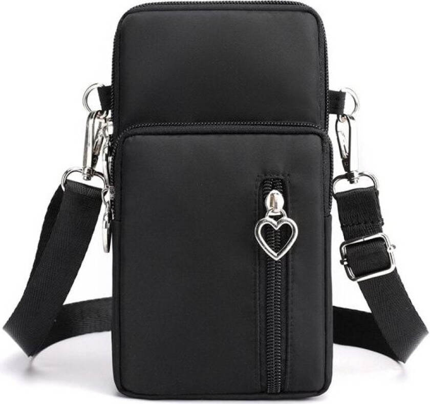 Liten Crossbody Lommebok Telefonveske Dame Mini Crossbody Lommebok