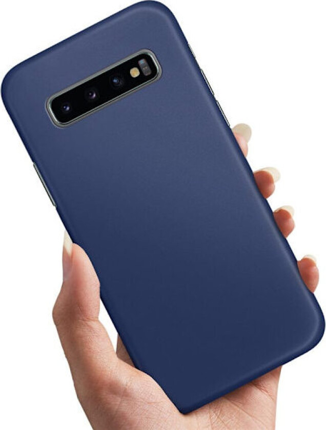 Samsung Galaxy S10 Plus - Deksel/Mobildeksel Mørkblå