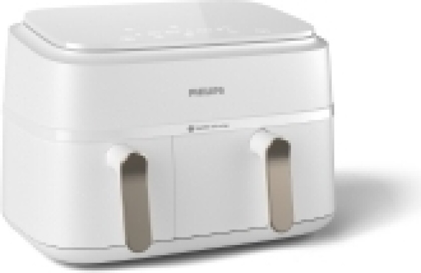 Airfryer dobbel kurv, Philips, 9,0 l, hvit