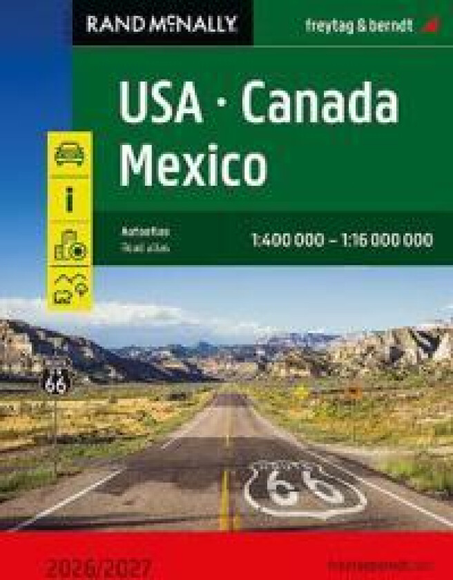 USA - Canada - Mexico Road Atlas 2026/2027