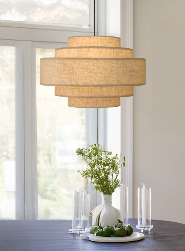 Linnea taklampe Ø50 - natur