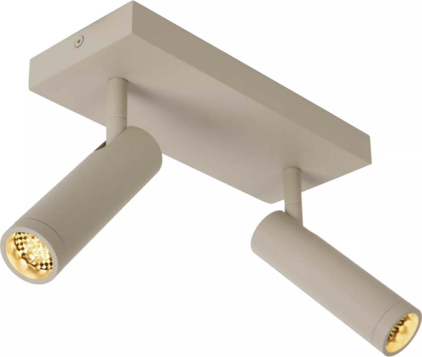 Grado taklampe Beige 2 lys