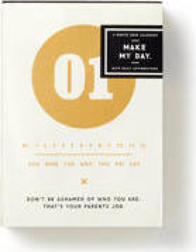 Make My Day Undated Desk Calendar