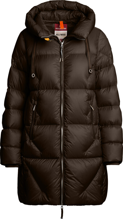 Women's Janet Hooded Down Jacket Earth Brown