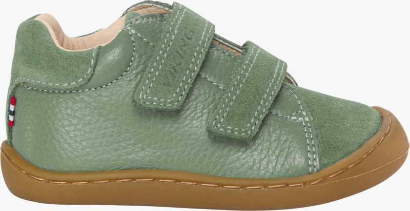 Alv Rena Barefoot 2V Lær-å-gå-sko, Grønn, 27 - Lær å gå sko