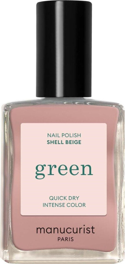 Green Nail Polish Shell Beige