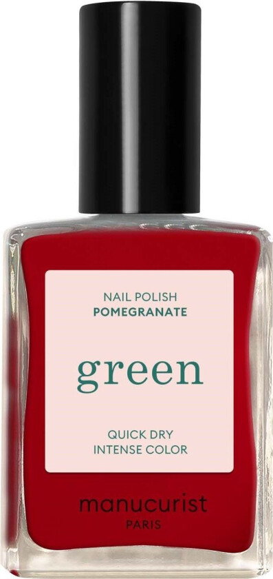 Green Nail Polish Pomegranate