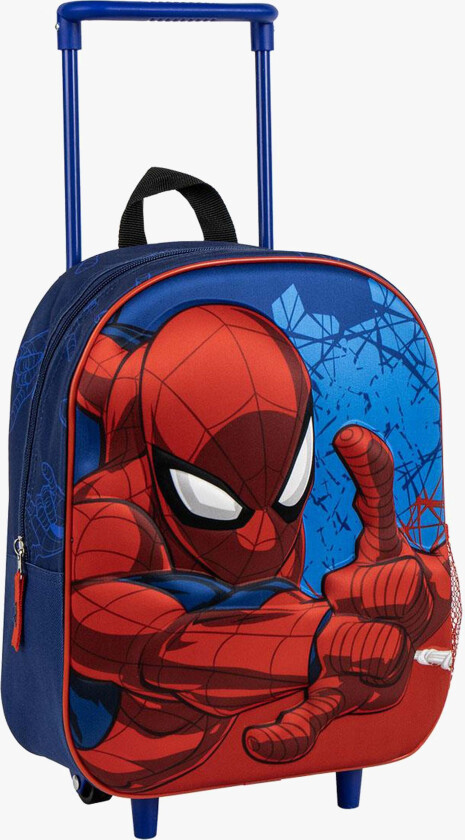 Marvel Spider-Man 3D Trolley Trillekoffert, Blå - Kofferter - Polyester