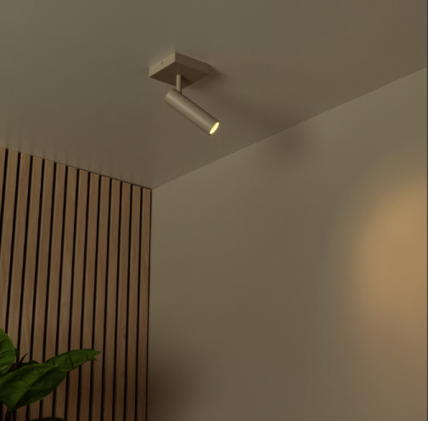 Grado taklampe Beige 1 lys